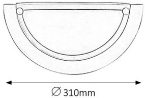 Mennyezeti Lámpa Fehér UFO RABALUX-5161