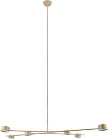 Bézs fém függőlámpa Coda – Trio Select