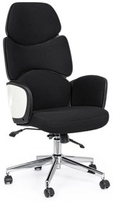 Armstrong Irodai szék, Bizzotto, poliuretán/krómozott acél, fekete