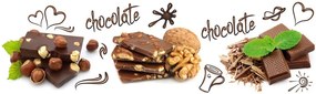 CHOCOLATE öntapadós konyhai poszter, 180x60 cm