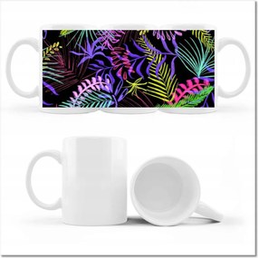 Fényképes bögre Színes kompozíció Levél