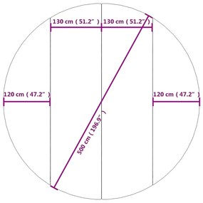 világosszürke poliészter geotextília medencealátét Ø 500 cm