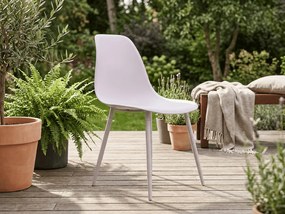 Étkezőszék OSAKA műanyag, rózsaszürke