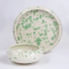 BOOGY SPLASH előétel tányér Ø 12 cm , menta