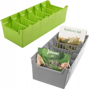 2x Konyhai tároló Organizer fűszerek gyógynövények tasakok szekrény fiók