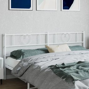 fehér fém fejtámla 193 cm