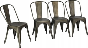 Kerti székek Costway fém barna szín (449)