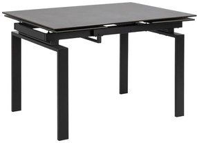Huddersfield bővíthető étkezőasztal 160-240 cm fekete