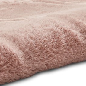 Teddy rózsaszín szőnyeg, ⌀ 120 cm - Think Rugs