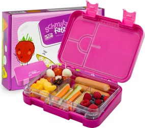 Klarstein Schmatzfatz junior, tízórais doboz, 6 rekesz, 21,3 x 15 x 4,5 cm