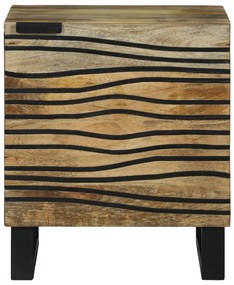 Éjjeli szekrények - 2 db, 40x33,5x46 cm, tömör mangófából