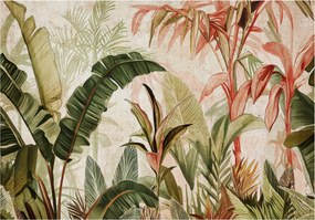 Fotótapéta flizelina Banánlevél Monstera Bambusz Trópusok 416x290 +ragasztó