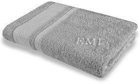 EMI Ates szürke pamut fürdőlepedő 70x140 cm