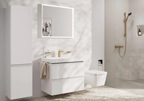 Hansgrohe Tecturis E, karos mosdócsaptelep 110 EcoSmart+ hulladékkészlettel, szálcsiszolt bronz, HAN-73010140