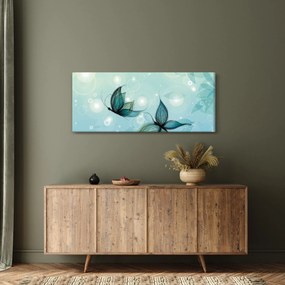 Kép - kék pillangók (120x50 cm)