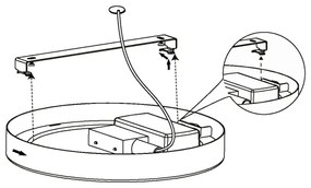 Eglo 99258 - LED dimmelhető mennyezeti lámpatest FUEVA 5 LED/16,5W/230V