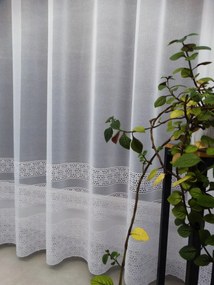 Mg Függöny 42019 Fehér 250cm Minőség lengyel 0,5m mintás alsó