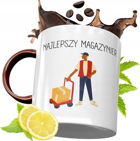 Bordó Bögre Raktárosnak Születésnapra Ajándék fényképes nyomattal