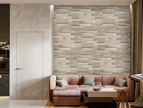 3D PVC falpanel Fehérített tölgy famintás csomag (10 db + 3 db Fix All ragasztó)