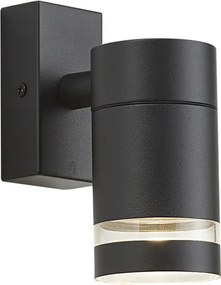 Modern fekete kültéri fali lámpa IP44 - Ensam