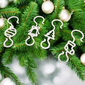 Akasztók medálok karácsonyfadíszekhez dekorációs gömbök 50 db Eko