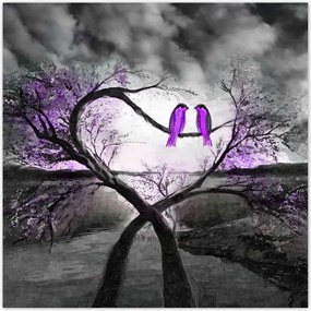 Poszterek 100x100 Udvarlás a holdfényben