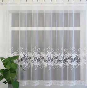 Mg Függöny jacquard 31153 Fehér 160cm magas lengyel 0,5m