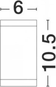 NOVA LUCE 9040021 Modern Kültéri Mennyezeti Lámpa GU10 IP54