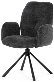 Scaun de sufragerie rotativ, culoare neagră. DCH-D1330 BK2
