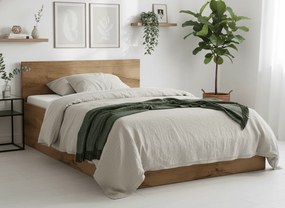 SOFIA ágy 140 x 200 cm, artisan tölgy Ágyrács: Ágyrács nélkül, Matrac: Matrac nélkül