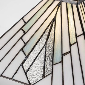 Elstead lighting klasszikus tiffany asztali lámpa alderley barna sokszínű elstf-alderley-tl-l