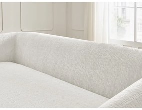 Fehér zsenília kinyitható kanapé 228 cm Neyo – Bobochic Paris