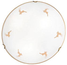 Kolarz 731.12.4.150 - Fali lámpa NONNA 2xE27/60W/230V Ø 40 cm agancs rózsaarany