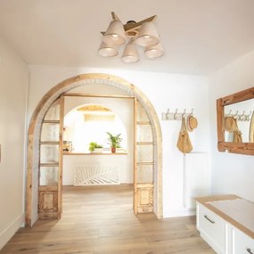 Fali lámpa ANTONIO 5xE14/40W/230V tölgy