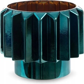 Dekorációs virágtartó Irma 25x25x20 Eurofirany türkizkék