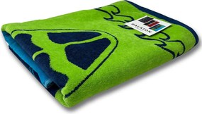 Balaton 2024 kék-zöld strandtörölköző