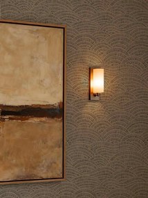 Esselle Home Elemental Dalty szürke-törtfehér hullámos texturált vlies tapéta – 100625EH