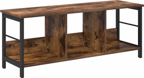 vidaXL Könyvespolc Füstölt tölgy 102 x 32 x 40,5 cm Faanyag
