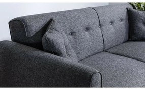 Aria Dark Grey kinyitható kanapé