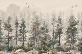 Kép - Fenyőerdő I., akvárium (90x60 cm)