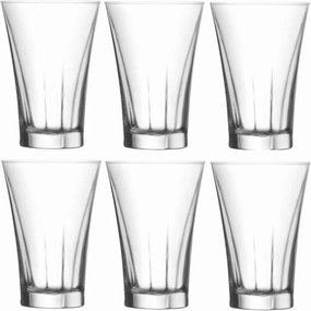 Lav Truva 6 darabos pohárkészlet italokhoz, vízhez, üdítőkhöz. Poharak 350 ml