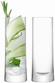 Gin magas üvegpohár 380ml, áttetsző, 2db, LSA, kézzel készített