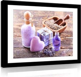 Vászonkép 80x60 Levendula spa relaxáció aromaterápia természetes lila nyugalom