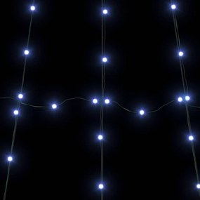 LED Karácsonyfák talajráccsal 168 LED-del Kék 300 cm Fém