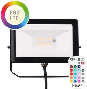 Müller-Licht - LED RGBW Dimmelhető kültéri reflektor LED/10W/230V IP65 + távirányító