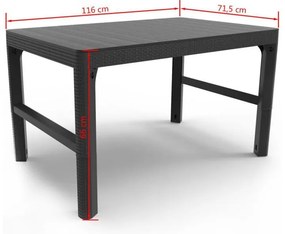 Evyon 6+1 kerti bútor garnitúra szett