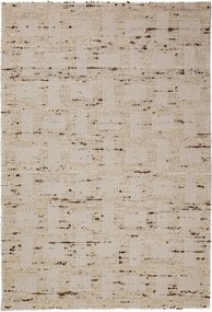 Natúr színű kézi szövésű gyapjúkeverék szőnyeg 140x200 cm Rova Blend – Flair Rugs