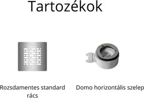 Smart Soft Antracita zuhanytálca_100X120