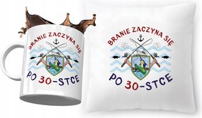 Születésnapi szett 30 30-es 30-as párna fényképes nyomott mintás bögre