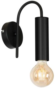 Luminex Fali lámpa LOPPE 1xE27/60W/230V fekete LU0510